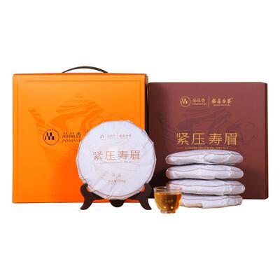 品品香白茶2025寿眉5饼装