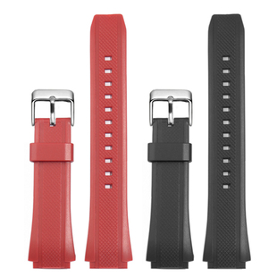 适配卡西欧EDIFICE系列EF552专用凸口手表带硅胶防水防汗表带20mm