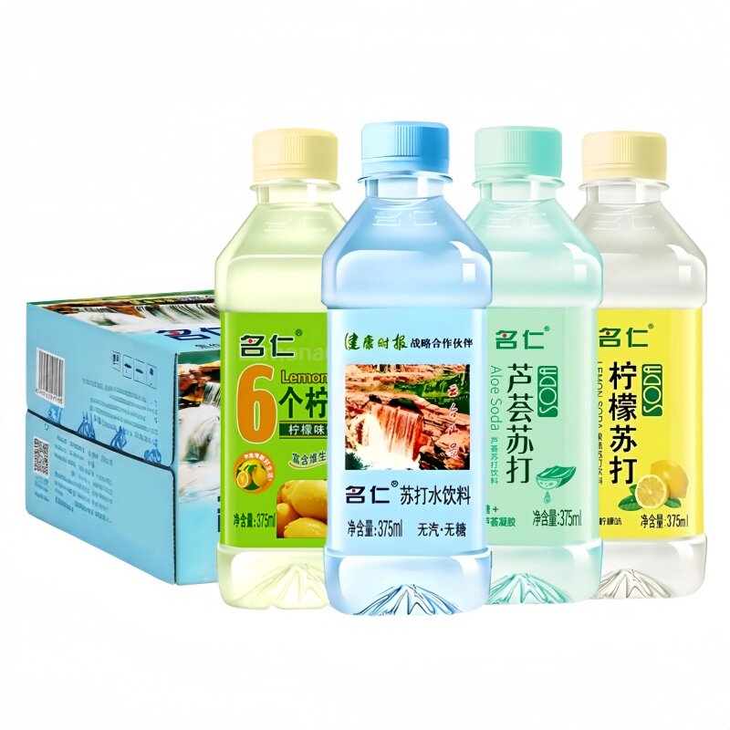 名仁苏打水375ml*24瓶多种口味