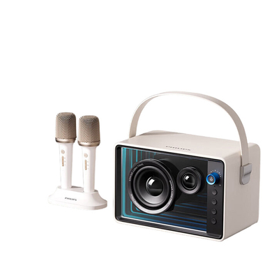 飞利浦TAS5519话筒音响一体麦克风k歌蓝牙户外家庭ktv家用唱歌