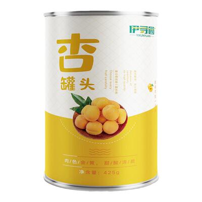 6罐整箱装糖水杏罐头美味