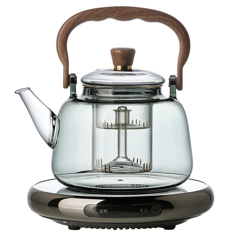 玻璃煮茶壶家用电陶炉围炉煮茶器大容量耐高温烧水壶煮茶套装新款