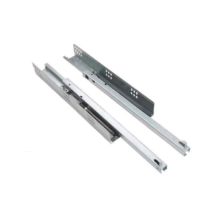 DTC东泰托底抽屉轨道全拉出三节隐藏式缓冲导轨静音橱柜反弹滑轨