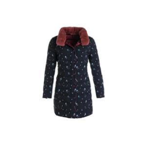 乔万尼羽绒服女商场新款修身保暖两面穿中长款水貂毛领韩版潮时尚