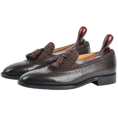 古森伦英伦一脚蹬乐福鞋