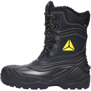 代尔塔冬季安全鞋防寒保暖加绒防水雪地靴劳保鞋301915