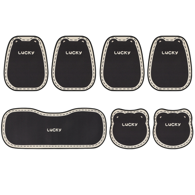 汽车坐垫四季通用可爱座垫冬季半包车载座椅套防滑后排车内座套女