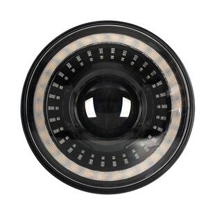 适用贝纳利502C改装302黄龙300/600幼狮500/250LED复古圆大灯总成