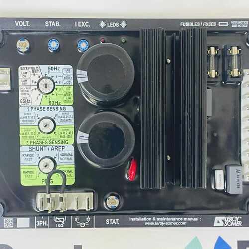 LEROY SOMER 330411123 Automatic Voltage Regulator R450
