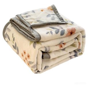 牛奶绒毛毯冬季午睡毯办公室空调毯加厚盖毯珊瑚绒沙发毯子床上用