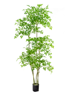 家用四季常青仿真绿植南天竹