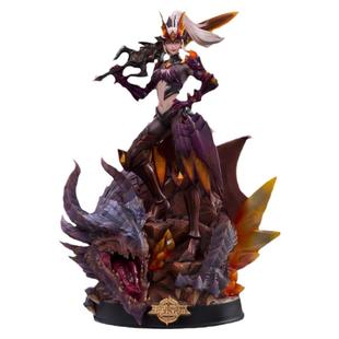 王者荣耀官方 DAMTOYS水晶猎龙者花木兰典藏版手办锋芒系列