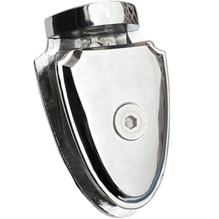 淋浴房滑轮吊夹浴室推拉玻璃门方形吊片卫生间平移门轮子配套夹子