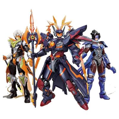 奇妙积木王者荣耀拼装手办吕布马超赵云宫本武藏模型男孩玩具礼物