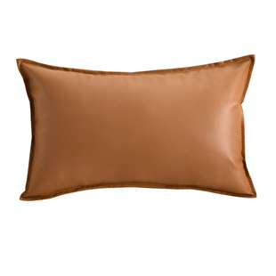 汽车腰靠靠垫纯色皮质加厚沙发床抱枕腰枕司机护腰神器办公室靠垫