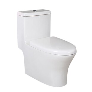 法恩莎卫浴马桶家用卫生间大冲力小户型坐厕虹吸式 坐便器FB16212