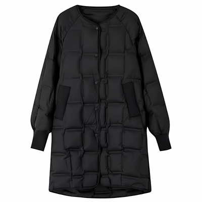 羽绒服女25冬季新款简约保暖外套