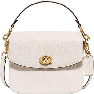COACH/蔻驰女士CASSIE 19号老花斜挎包手提包高级感通勤