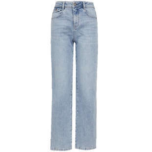 ONLY2026春季新款解构口袋约克线剪裁修身直筒九分裤牛仔裤女