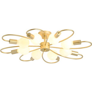 北欧创意个性吸顶灯简约现代铁艺吊灯儿童房卧室房间灯具餐厅灯饰