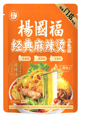 杨国福东北麻辣烫老式黏糊3色面正宗宿舍速食方便袋装食品自煮