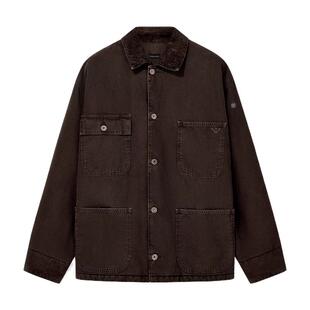 【易烊千玺同款】EMPORIO ARMANI/阿玛尼秋冬新款男夹克棉服外套