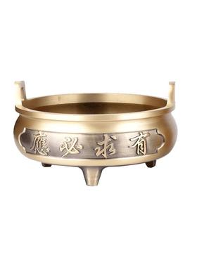 铜香炉家用香薰炉全铜宣德炉摆件