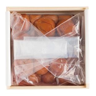 日本代购和歌山特产纪州南高梅橘子味梅子1KG礼盒木盒伴手礼礼物