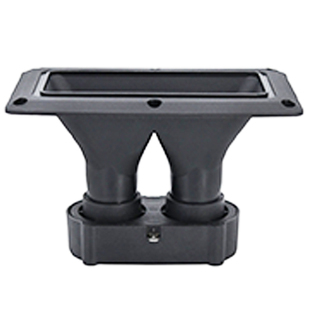 6寸方形双电头舞台拉杆音箱号角高音喇叭325压电式音响配件扬声器