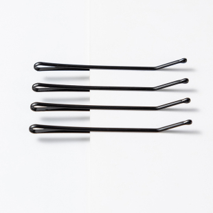 夹子头饰发夹刘海碎发隐形一字夹黑色加紧小钢夹盘发后脑勺发卡女