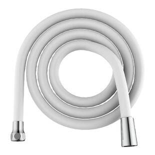 花洒软管淋浴喷头水管通用浴室洗澡淋雨连接管花酒奶白色软管套装