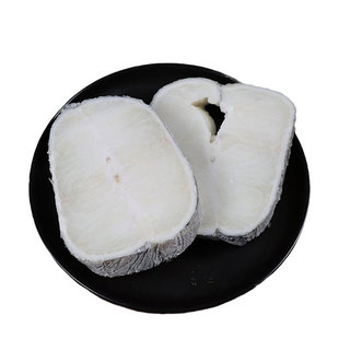 法国银鳕鱼中段500g新鲜宝宝深海犬牙鱼雪鱼块辅鳕鱼片排冷冻包邮