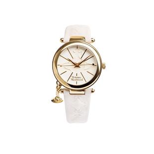【自营】西太后白色手表viviennewestwood土星腕表时尚真皮女表