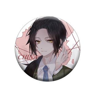 【幕醒森林】APH黑塔利亚 王耀伊万亚瑟周边 色纸吧唧 钥匙扣立牌