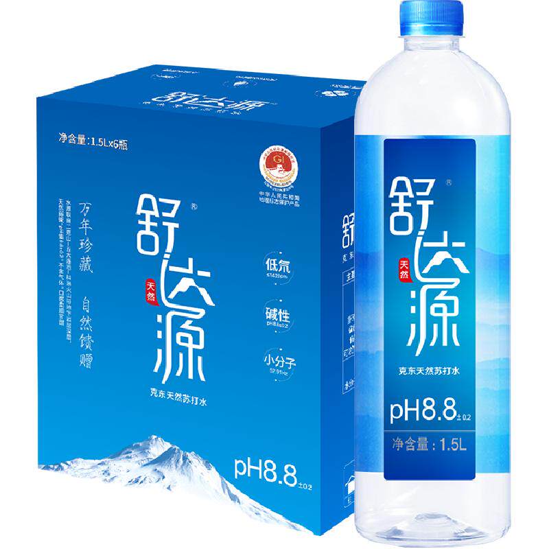 舒达源克东天然苏打水经济实惠家庭装碱性水饮用水