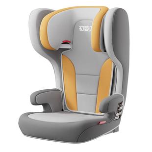 初婴贝灵悦儿童安全座椅汽车用3-12岁中大童车载简易便携式可折叠