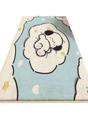 卧室仿羊绒卡通加厚防滑耐脏地毯