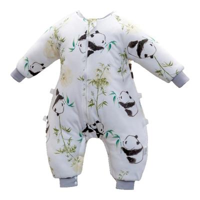 超人豆豆春秋婴儿童纯棉分腿睡袋