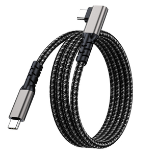 VR设备串流线 弯头Type-C TOC数据连接线USB3.1相机联机Oculus Quest2线高速传输piconeo3/4VR头盔眼镜串流线