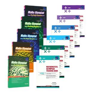 SAP Maths Olympiad + Olympiad Training 奥数讲解+奥赛真题11册 新加坡国家队用书 英文进口教辅练习册 英文原版