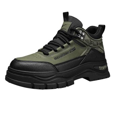 双星官方旗舰正品高帮工装男鞋