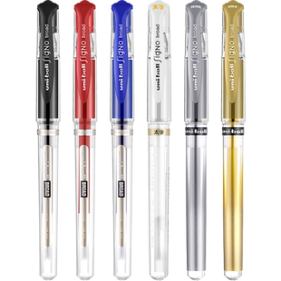 日本uni ball三菱um153白色高光笔油漆笔 婚礼签名笔 三菱中性笔1.0mm美术高光笔POSCA丙烯马克笔白板笔0.7mm