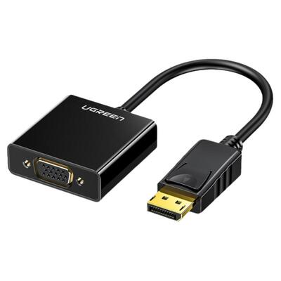 绿联dp转vga转换器接头线电脑主机显卡displayport接显示器投影仪