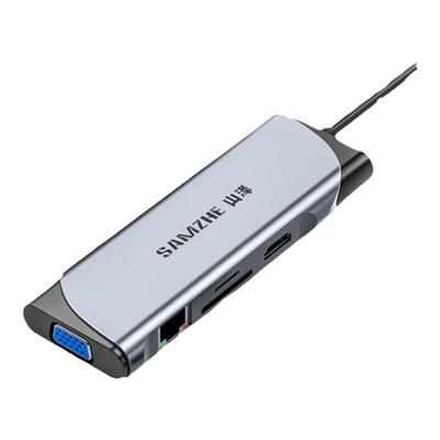 山泽typec拓展坞USB分线器
