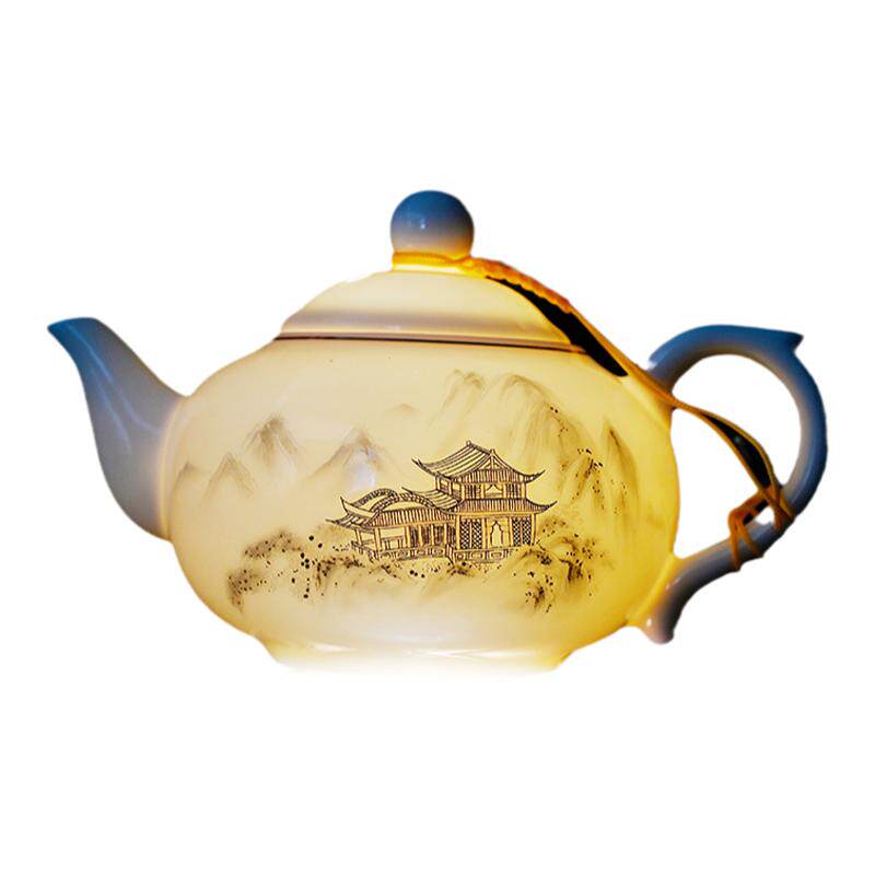 白瓷功夫茶具套装2026新款喝茶器具高端大气上档次泡茶专用羊脂玉