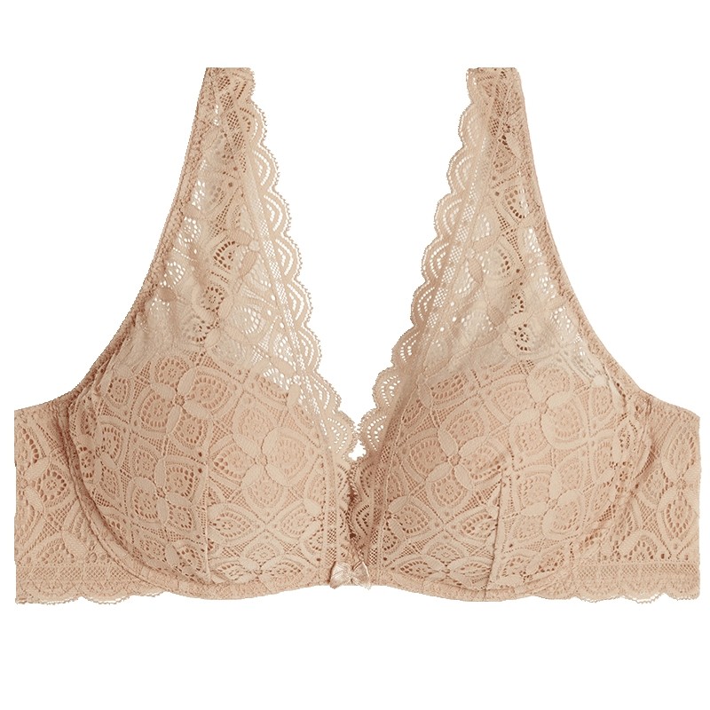 Intimissimi意舒漫经典V型性感蕾丝文胸背心式女士内衣RID97G