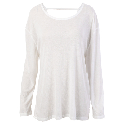 高级感瑜伽服女露背轻薄长袖T恤