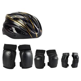 专业轮滑护具滑板头盔可调骑自行车儿童成人学生男女安全护膝溜冰