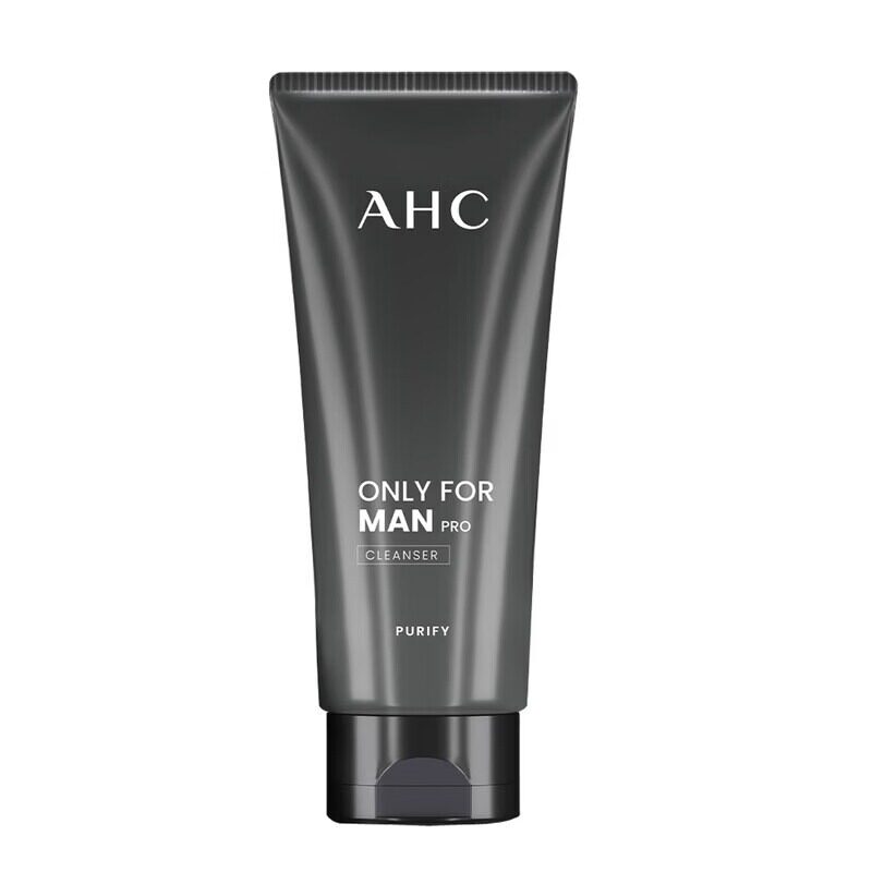 AHC男士控油洁面180ml送起泡网
