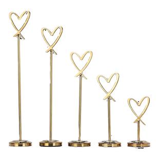 不锈钢台号牌立式标签牌餐厅席位架婚礼桌牌台卡菜牌夹价格展示牌